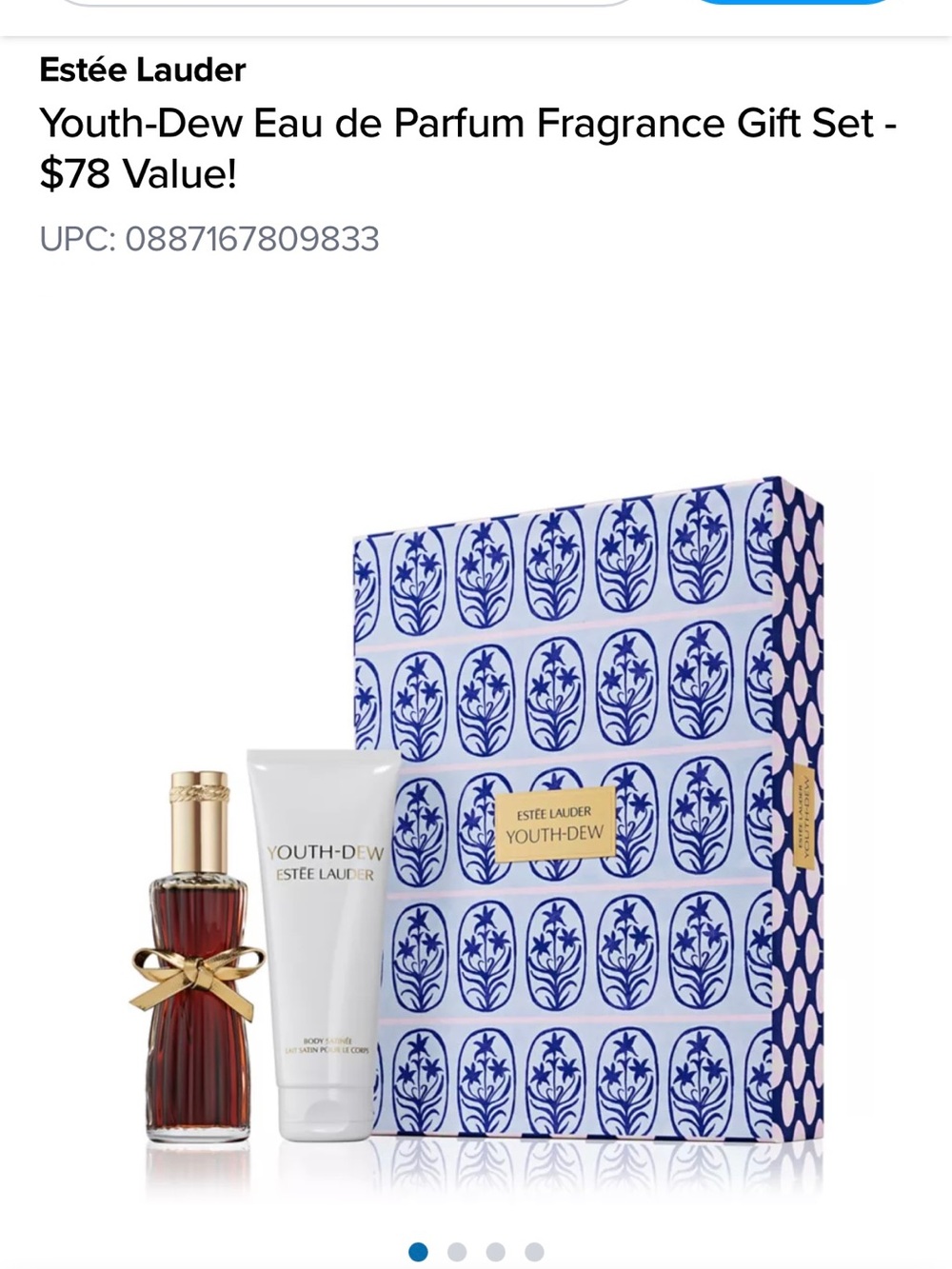 NIB Estée Lauder
Youth-Dew Eau de Parfum Fragrance Gift Set - $78 Value!